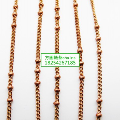 方圆夹豆链条jewelrys chains
